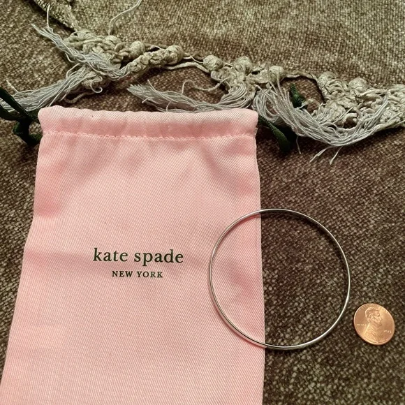 Kate Spade Silver-Lining Idiom Bangle - Picture 2 of 2